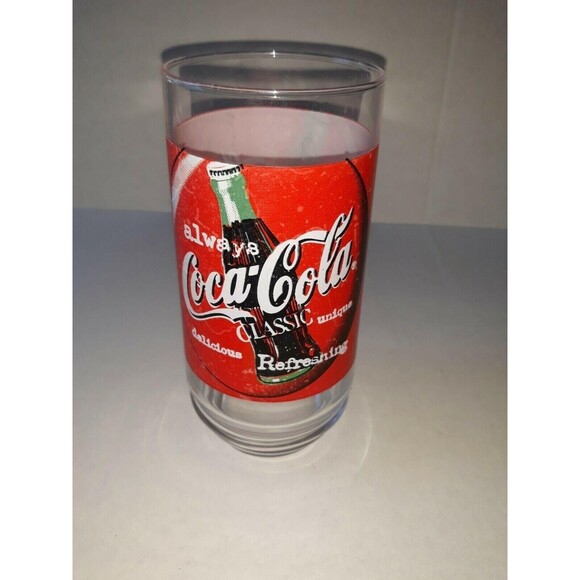 Always Coca Cola Classic Glass Tumblers 1997 - Picture 1 of 4